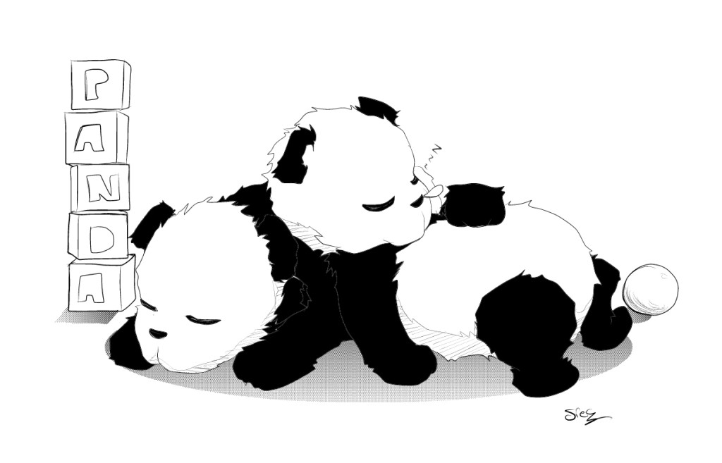 1024x657 Baby Panda Coloring Pages