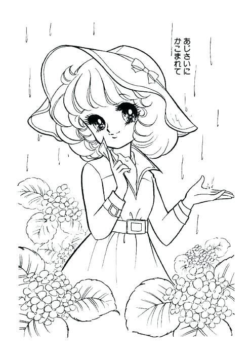 496x702 Coloring Page By On Coloring Page By Anime Princess Colouring