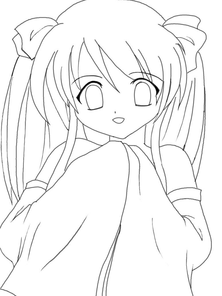 774x1032 Anime School Girl Coloring Pages Coloring Sheets