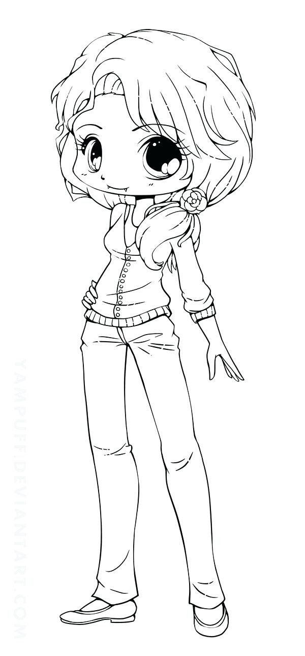 600x1290 Chibi Anime Coloring Pages Anime Girl Coloring Pages Chibi Anime