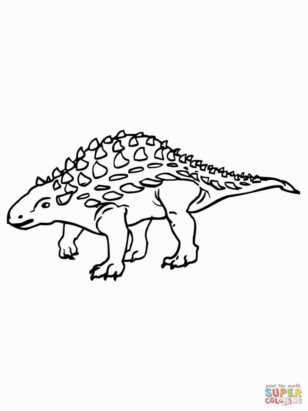 1024x1365 Ankylosaurus Coloring Page Coloring Pages