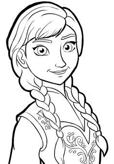 236x338 Download And Print Coloring Page Anna Frozen Anna Und Elsa