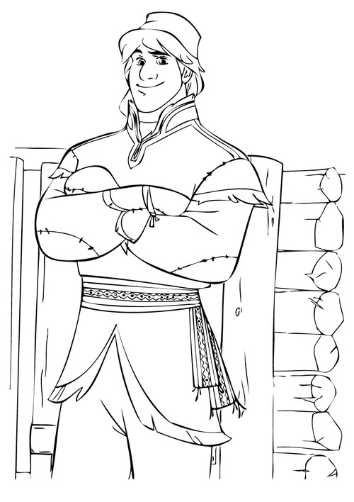 500x708 Frozen Kristoff And Anna Coloring Pages