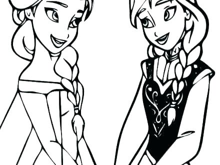 440x330 Anna Elsa Coloring Pages Frozen Coloring Pages Frozen