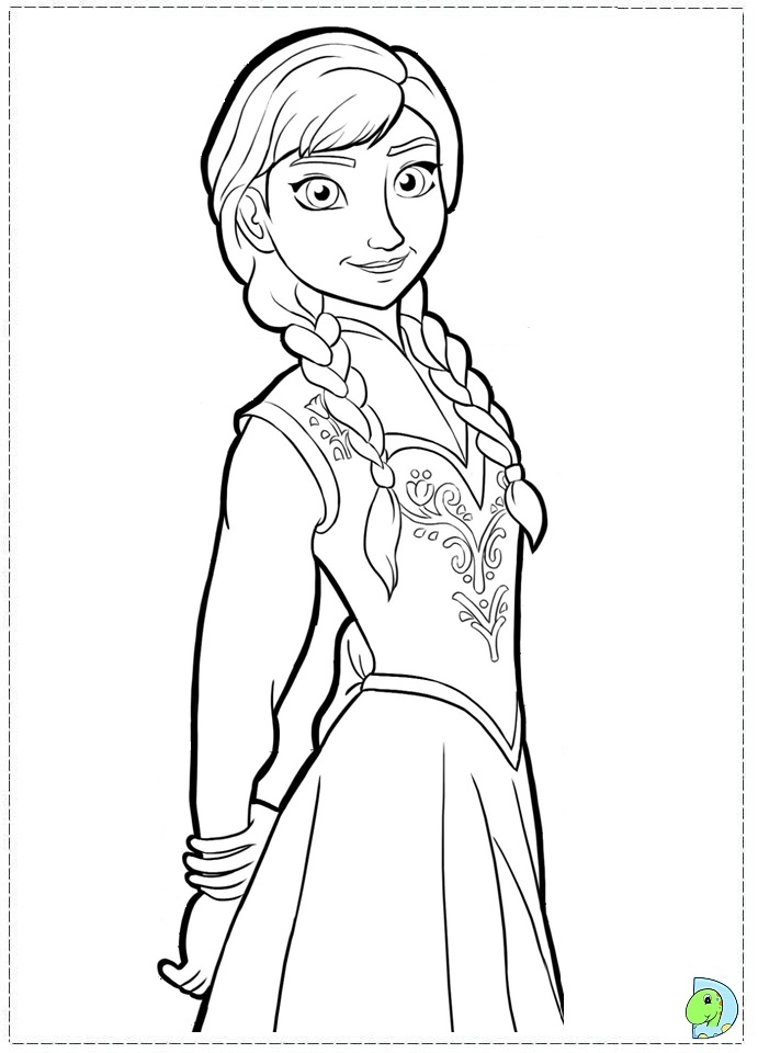 691x960 Frozen Coloring Pages, Disney's Frozen Coloring Page
