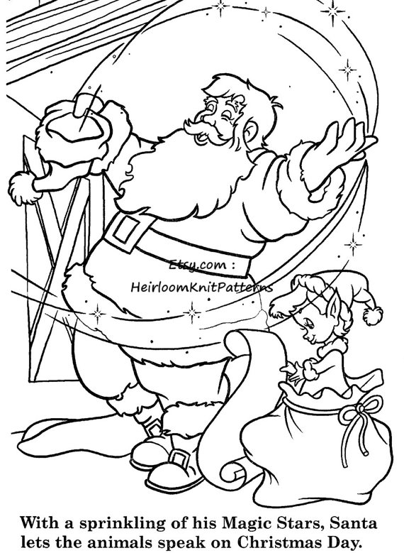 570x779 Items Similar To Children's Coloring Book, Christmas Coloring Book