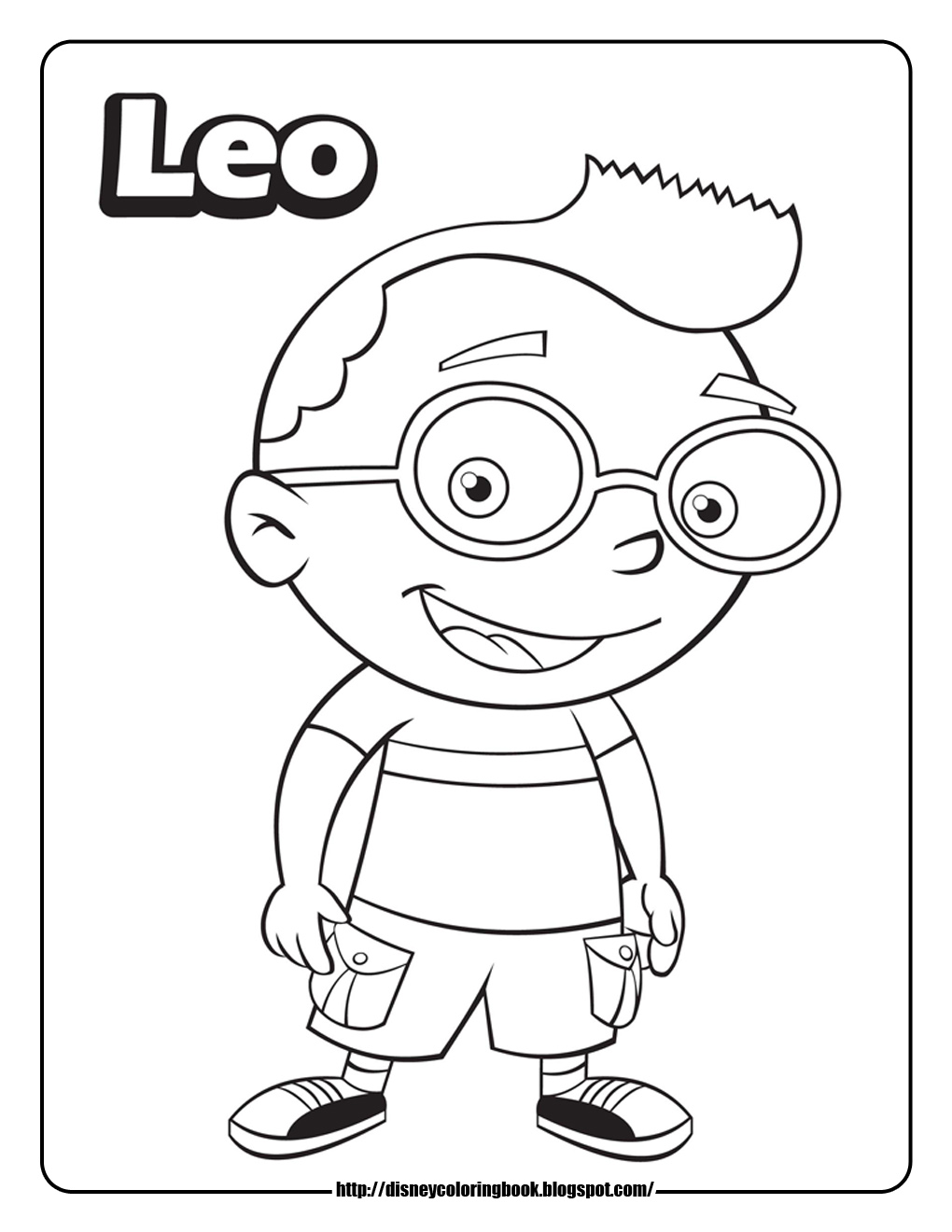 1020x1320 Little Einsteins Coloring Pages