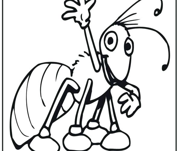 590x500 Ant Coloring Pages Printable Ant Coloring Pages For Kids Avengers