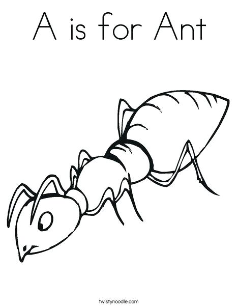 468x605 Ants Coloring Pages Army Ant Coloring Pages Cute For Kids 2 Ant