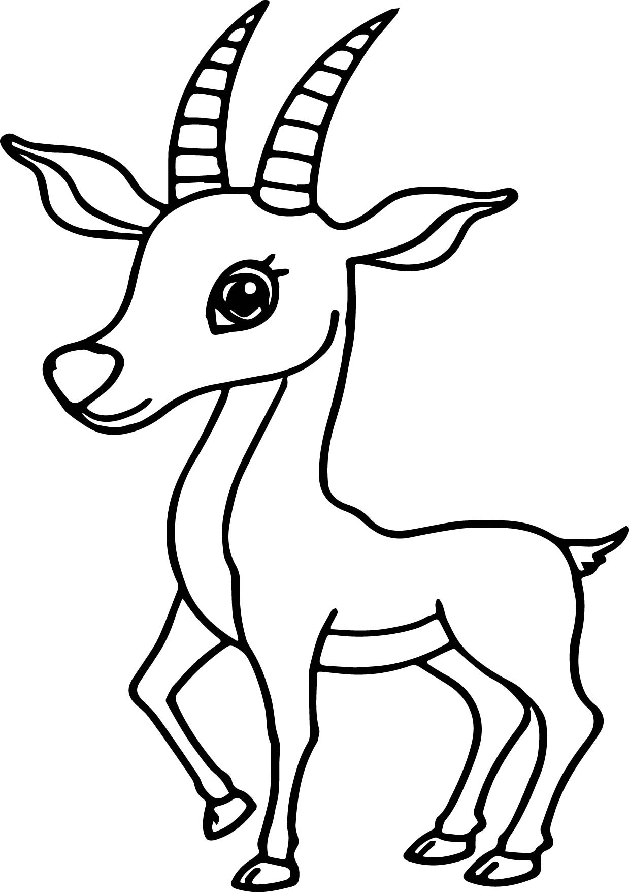 1239x1755 Antelope Animal Coloring Pages Awesome Pronghorn Antelope Coloring