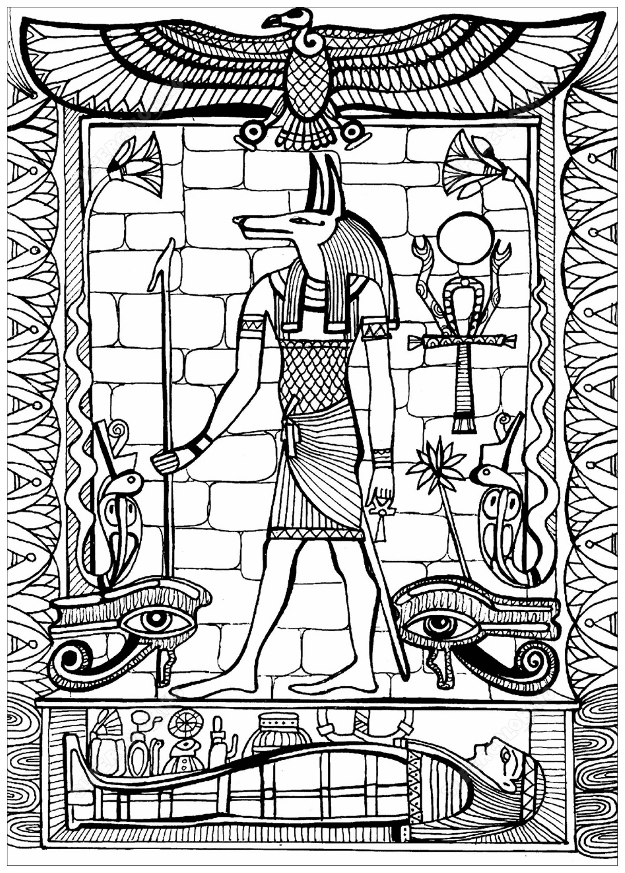 2000x2792 Anubis, God Of Ancient Egypt