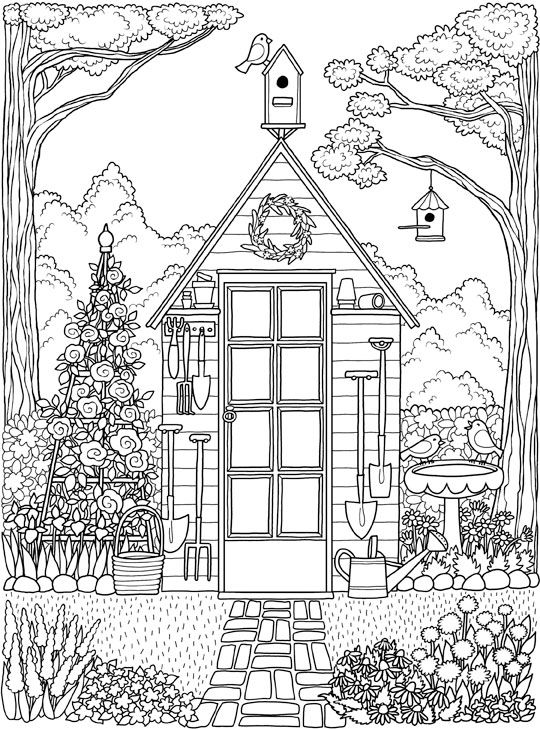 540x729 368 Best Architecture Coloring Pages For Adults Images