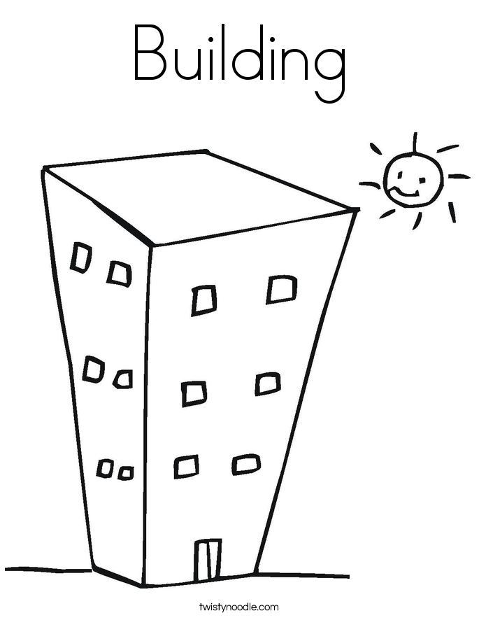 685x886 Top 88 Building Coloring Pages