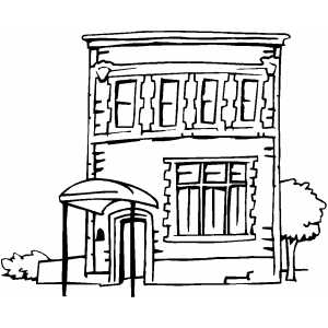Apartment Coloring Pages