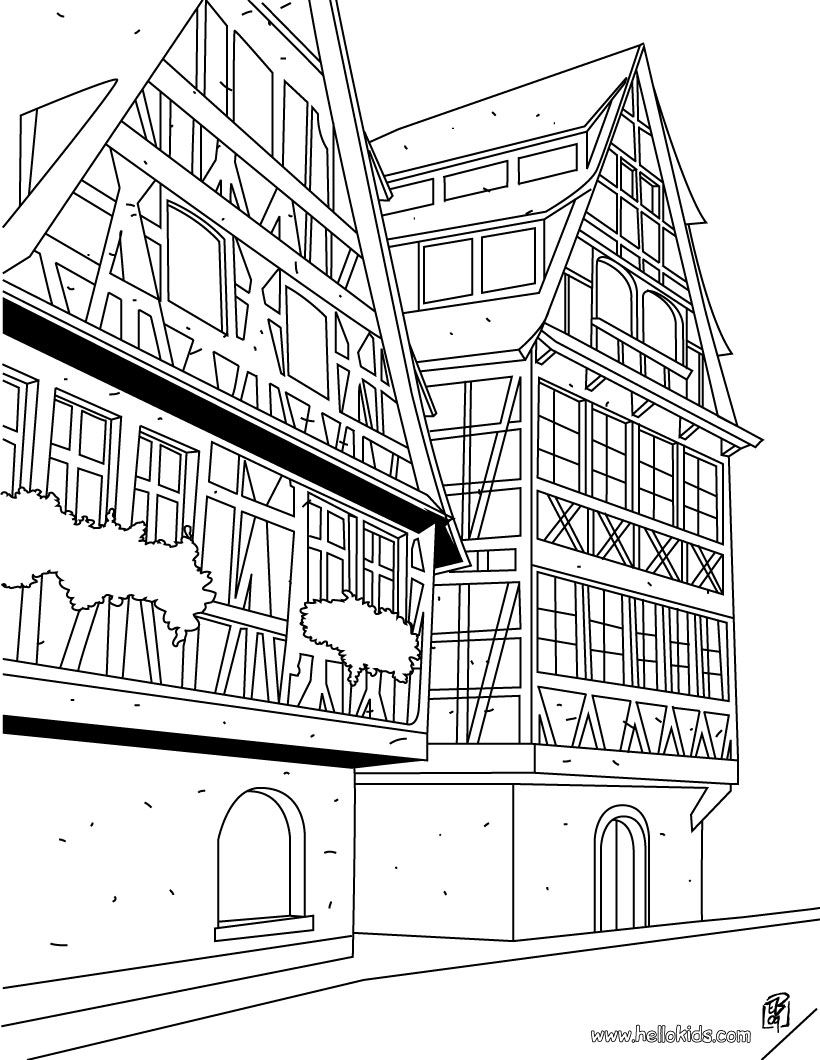 820x1060 House Coloring Pages, Reading Amp Learning, Drawing For Kids