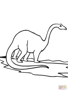 225x300 Free Download Apatosaurus Coloring Pages