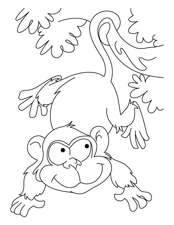 612x792 Playing Ape Coloring Pages Download Free Playing Ape Coloring