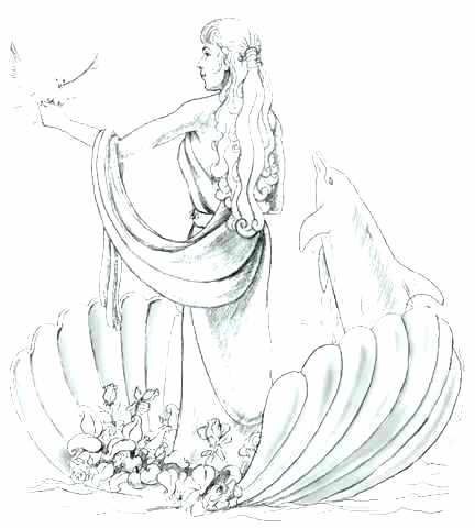 432x480 Aphrodite Coloring Pages Ancient Children Colouring Page Greek