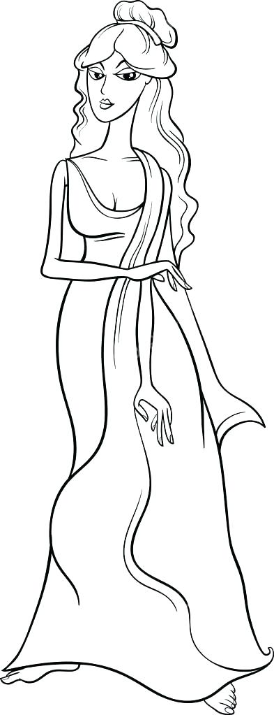 393x1023 Aphrodite Coloring Pages Coloring Pages Goddess Coloring Pages