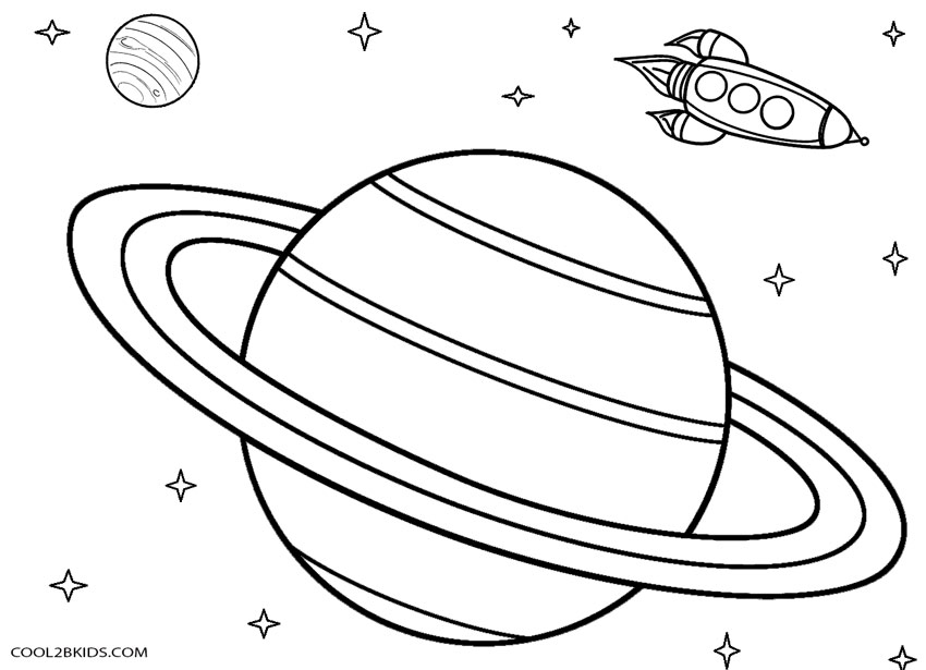 850x615 Printable Planet Coloring Pages For Kids Cool2bkids Space Rocket