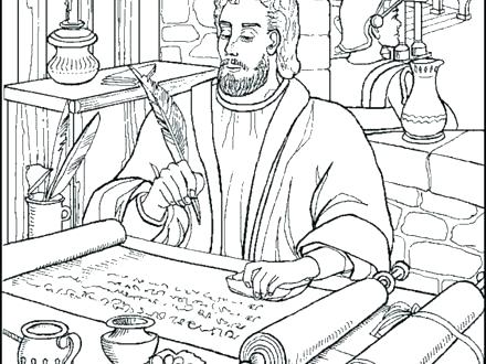 440x330 Apostle Paul Coloring Pages Apostle Coloring Pages Pics Photos