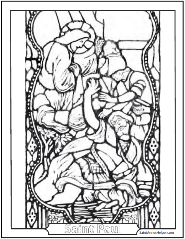 590x762 Apostles Creed Prayer And Apostle Coloring Pages