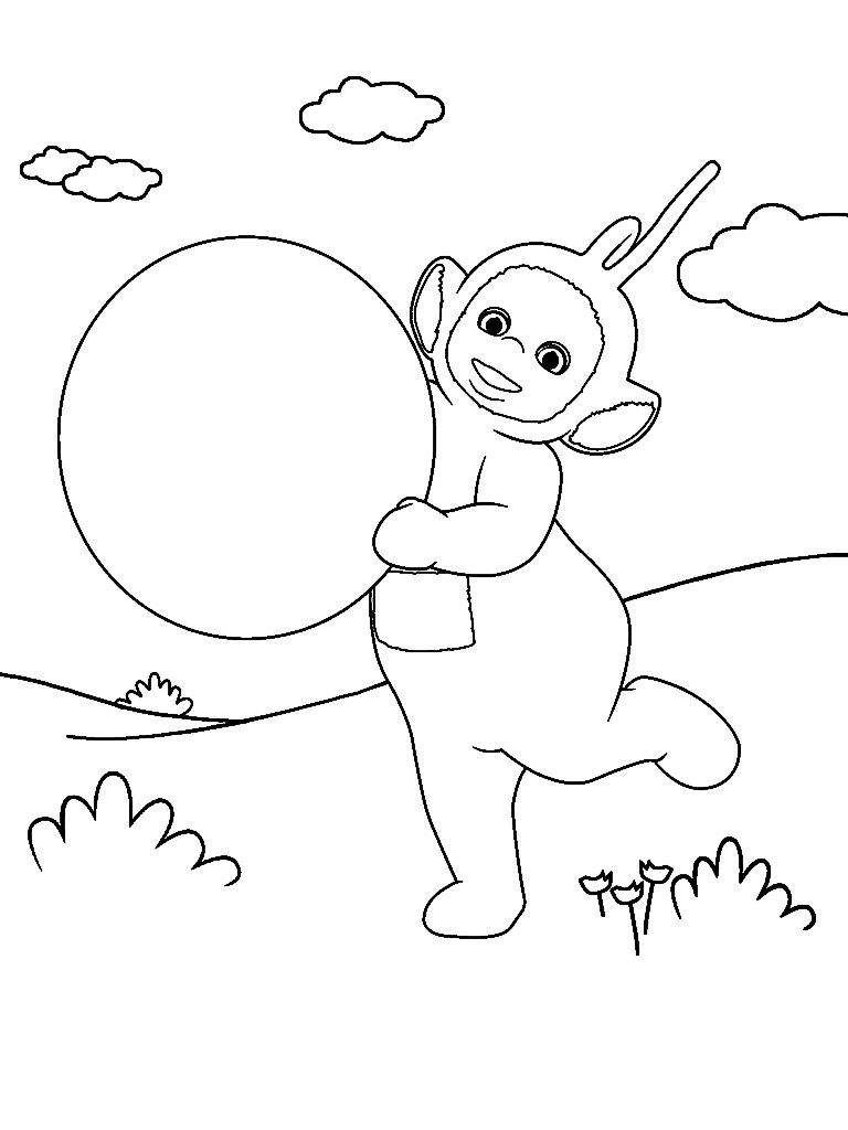 768x1024 Teletubbies Coloring Page From Teletubbies Paint Sparkles App