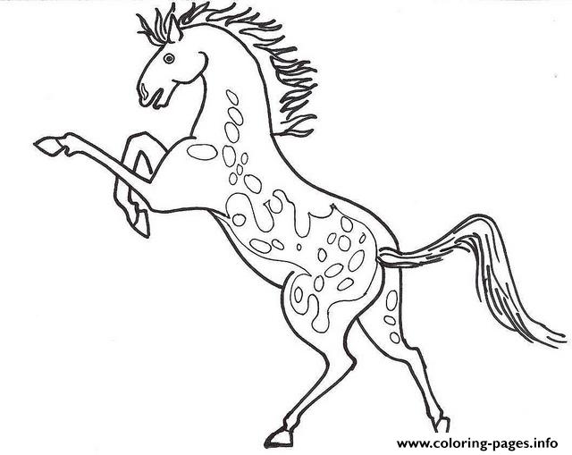 640x509 Appaloosa Horse Sc509 Coloring Pages Printable