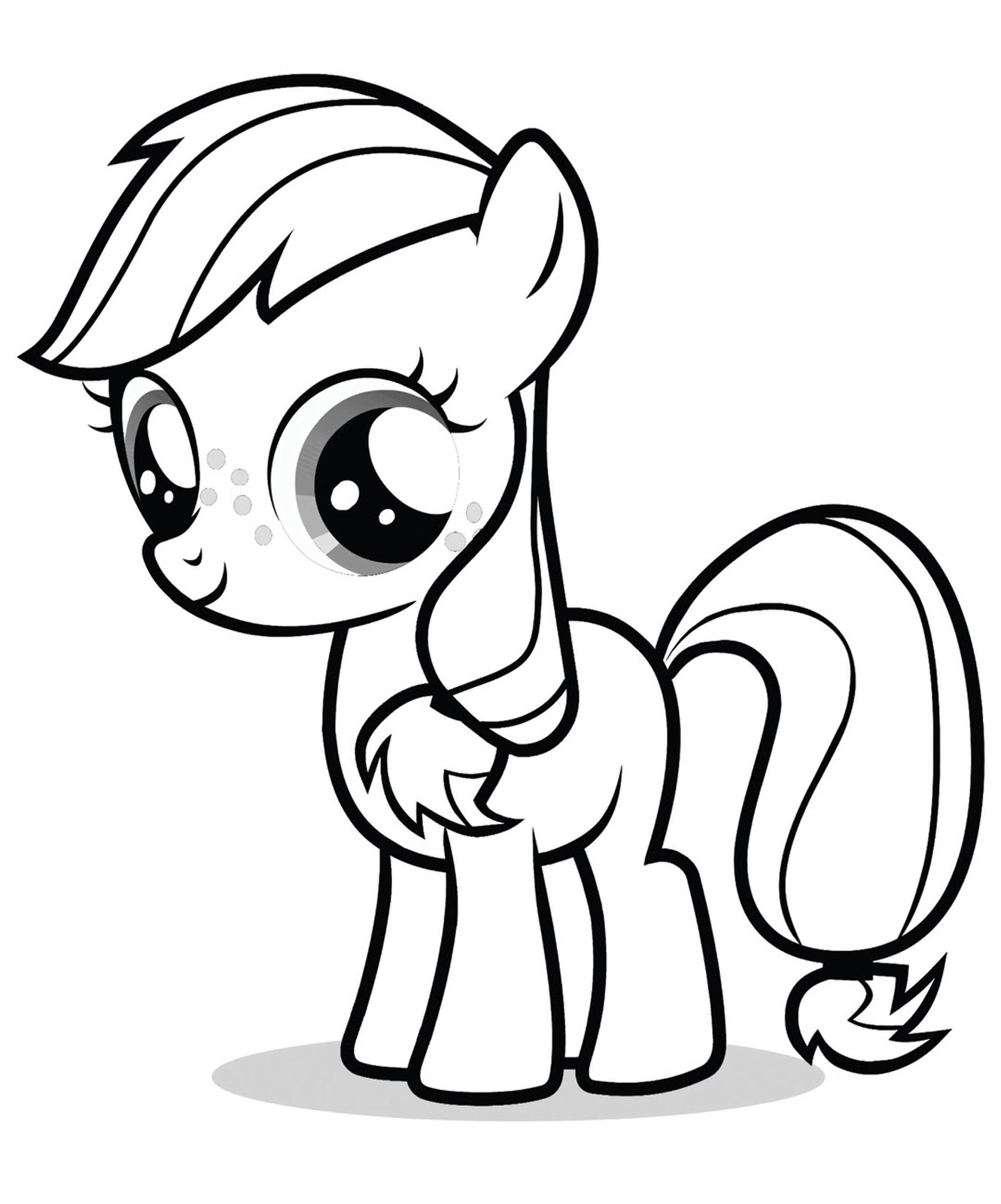 1330x1600 My Little Pony Apple Bloom Coloring Pages To Print