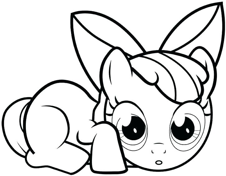 725x566 My Little Pony Apple Bloom Coloring Pages