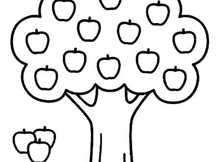 440x330 Coloring Pages Apple Apple Blossom Coloring Pages Coloring Book