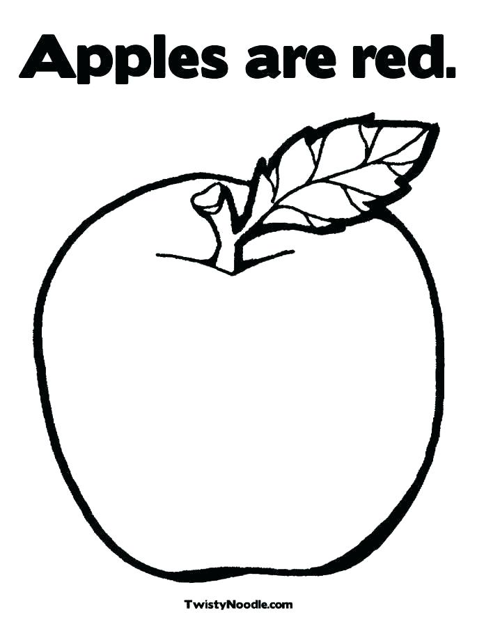 685x886 Apples Coloring Page Coloring Page Of An Apple Fruits Coloring