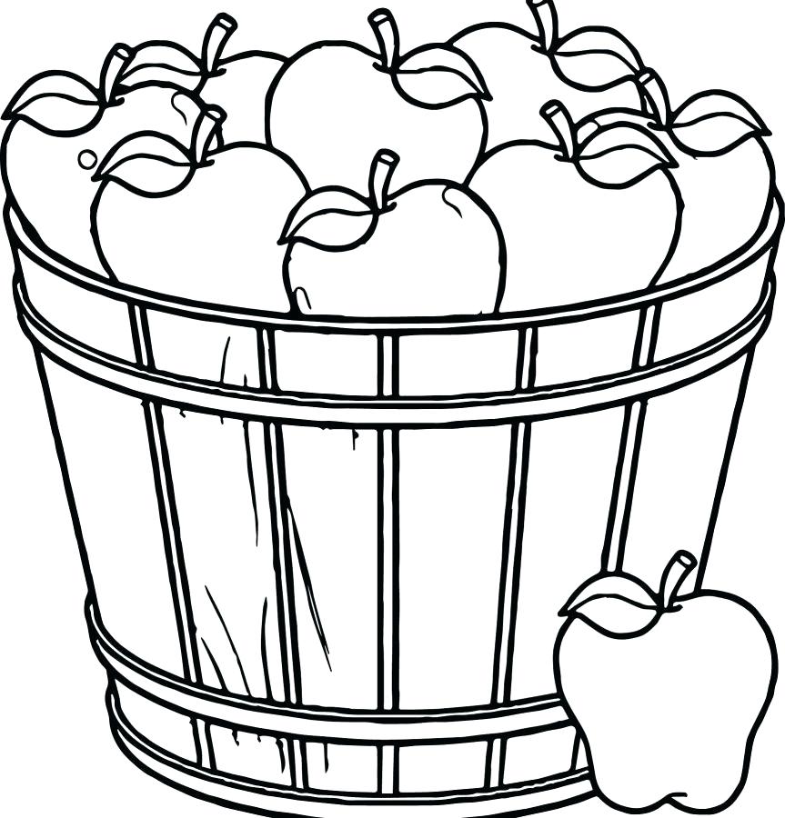 863x900 Apples Coloring Page Fall Apple Tree Coloring Pages Apple Coloring