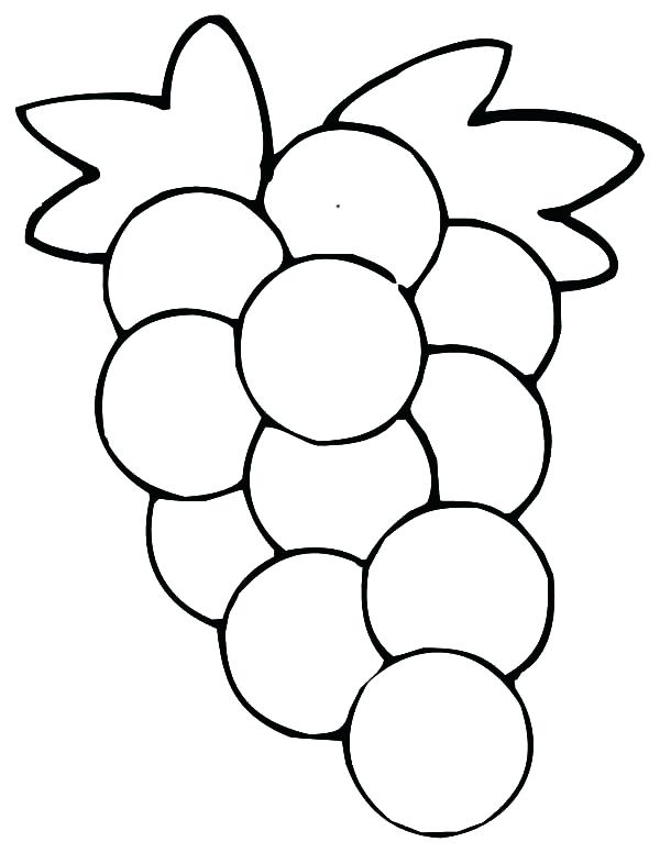 600x776 Grape Coloring Page Grapes Mature Fruit Coloring Pages Grape Ape