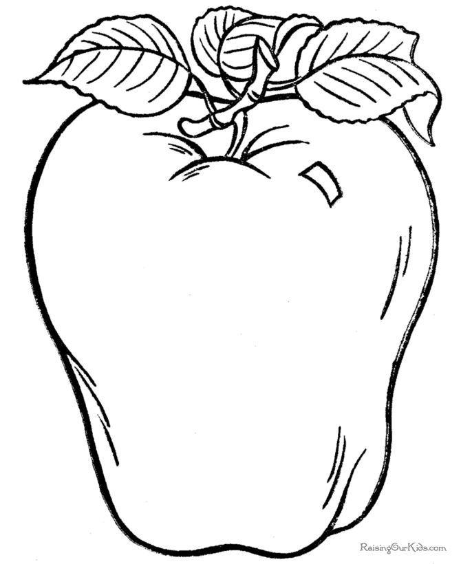 670x820 Printable Apple Coloring Pages 8 Pics Of Fall Apple Coloring Pages