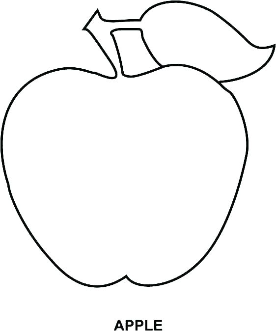 562x674 Apple Coloring Pages For Kindergarten Apple Coloring Pages S S S