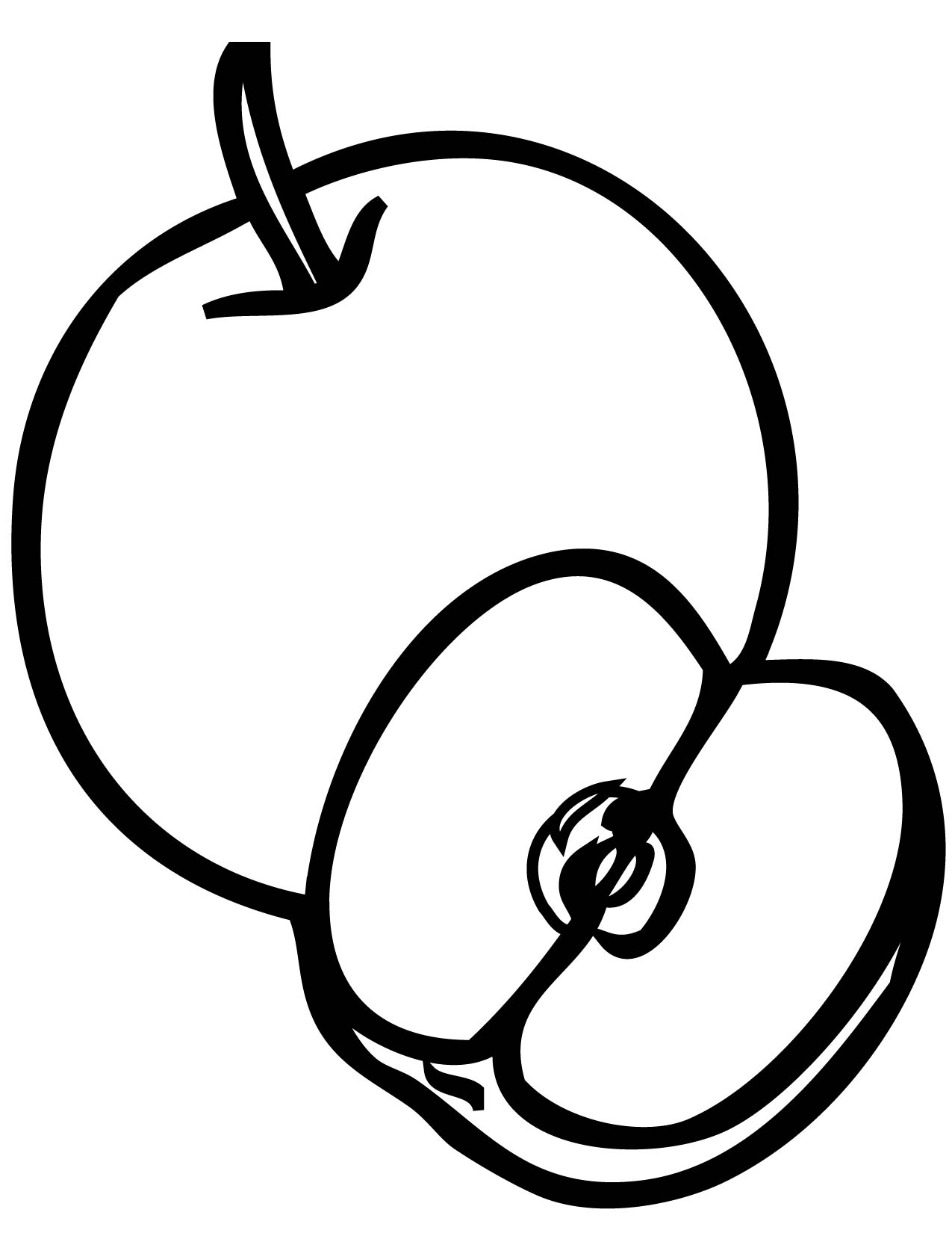 1275x1650 Apple Coloring Pages For Preschoolers 360coloringpages