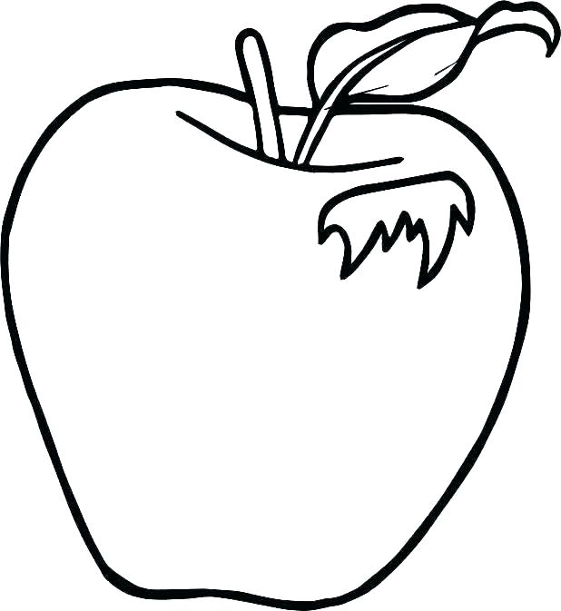 618x673 Coloring Apple Picture Coloring Apple Tree Coloring Pages