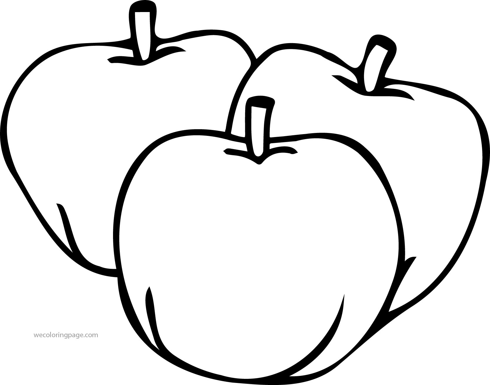 1669x1312 Free Printable Apple Coloring Pages For Kids Preschool With Page
