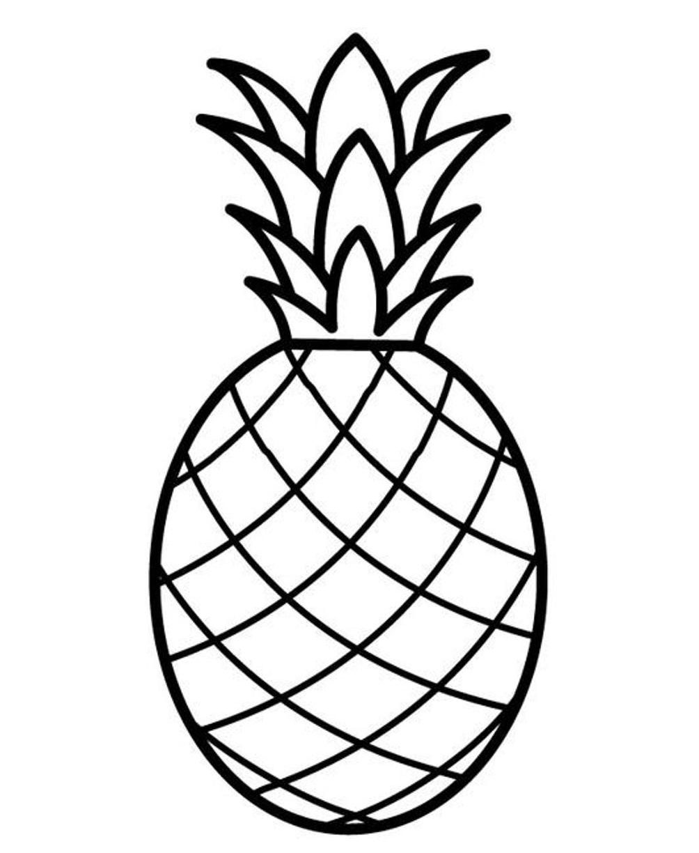 1004x1224 New Fruit Pictures To Color Coloring Pages Of For Kids Colouring