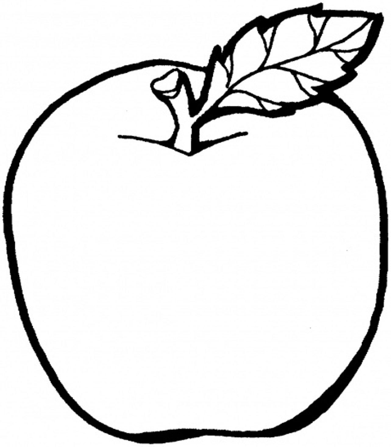 1283x1465 Apple Coloring Pages Preschool Coloring Sheets