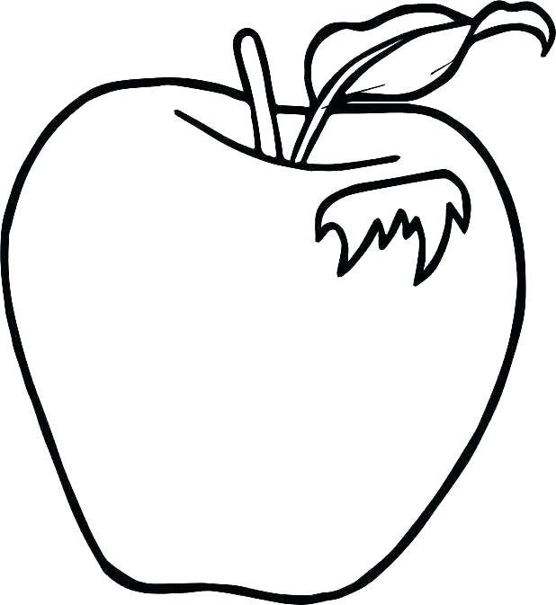618x673 Apple Coloring Page Preschool Coloring Pages Apple Tree Sheets