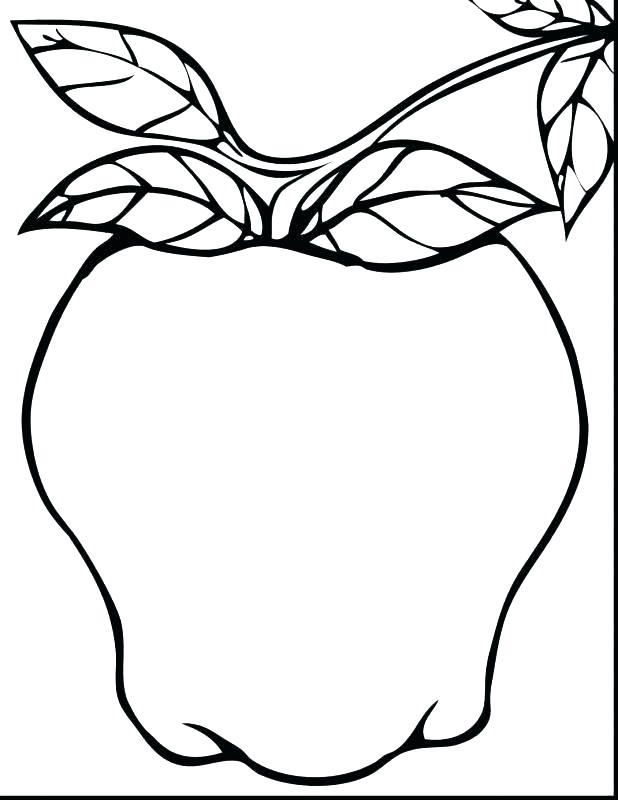 618x800 Preschool Apple Coloring Pages Apple Coloring Page Apple Coloring