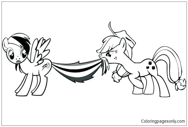 613x414 Applejack Coloring Page My Little Pony Applejack Coloring Pages