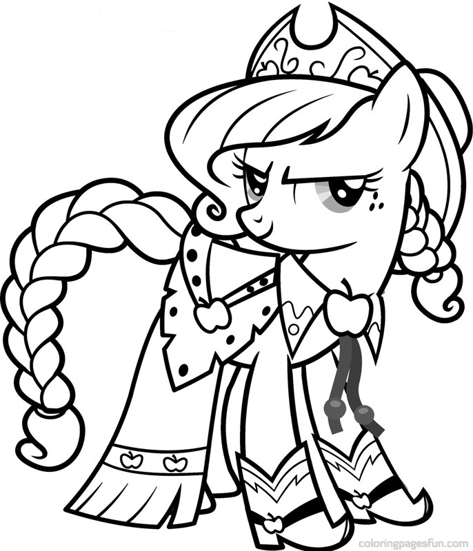 686x800 Applejack Coloring Pages For The Kids! Craft