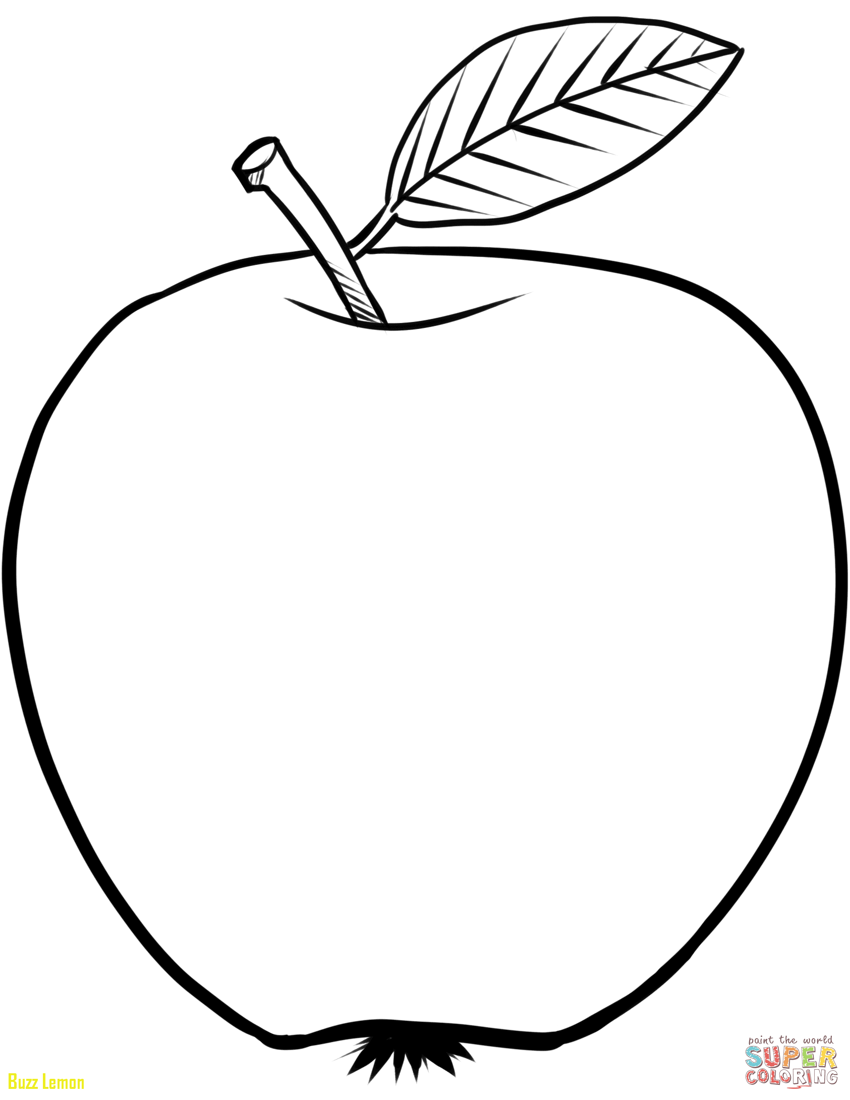 1685x2180 Beautiful Coloring Page Apple Buzz Coloring
