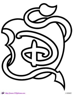 236x305 Free Disney Descendants Coloring Pages Descendants, Apples