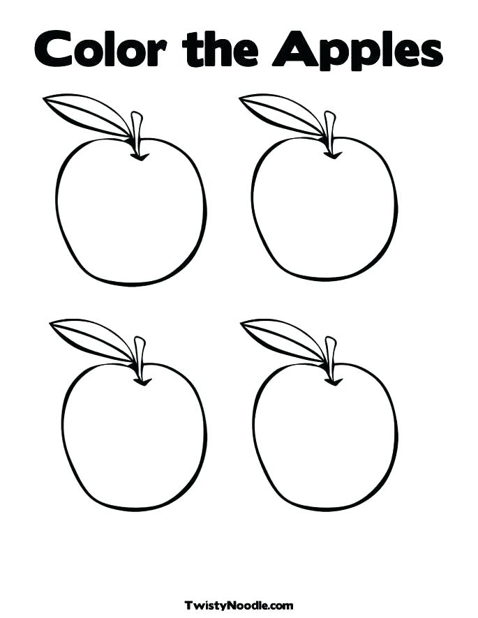 685x886 Apples Coloring Pages Apple Pictures To Color Red Apple Coloring