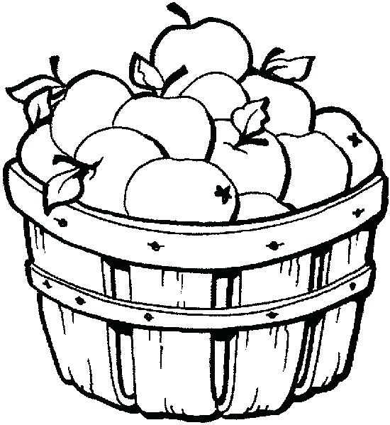 550x599 Fruit Coloring Pages Toddlers Printable Coloring A Is
