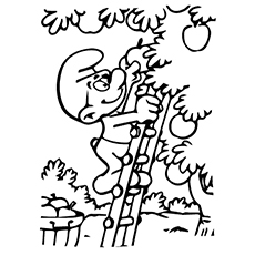 230x230 Smurf Coloring Pages